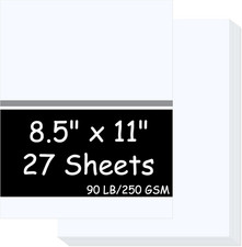 White Cardstock 8.5 X 11,Card Stock Thick Cover Stock Paper 90Lb/250Gsm,Heavy Ca