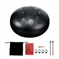 Drum Rain Drum for Outside Garden Steel Tongue Drum Rain Chime 6 Inch