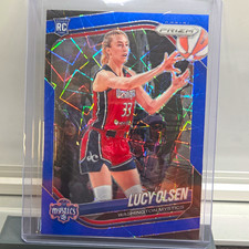 Panini 2025 Prizm WNBA Lucy Olsen Rookie Washington Mystics #104 Basketball Card