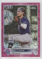 2022 Topps Chrome Magenta Speckle Refractor 192/350 Josh Lowe #83 yf1