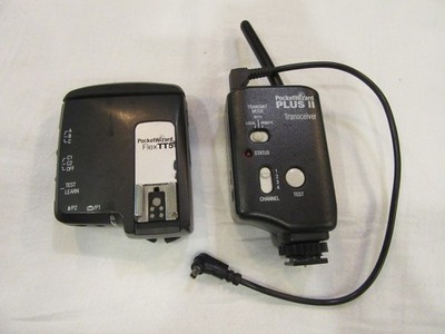 Pocket Wizard Plus II Transceiver and Flex TT5 Flash Attachment for Canon
