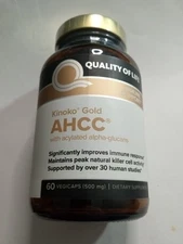 Quality of Life Labs, Kinoko Gold AHCC, Immune Support, 500 mg, 60 caps