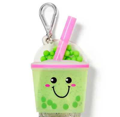Bath & Body Works Pocketbac Holder Anti Bacterial Gel Matcha Boba Tea Green NEW