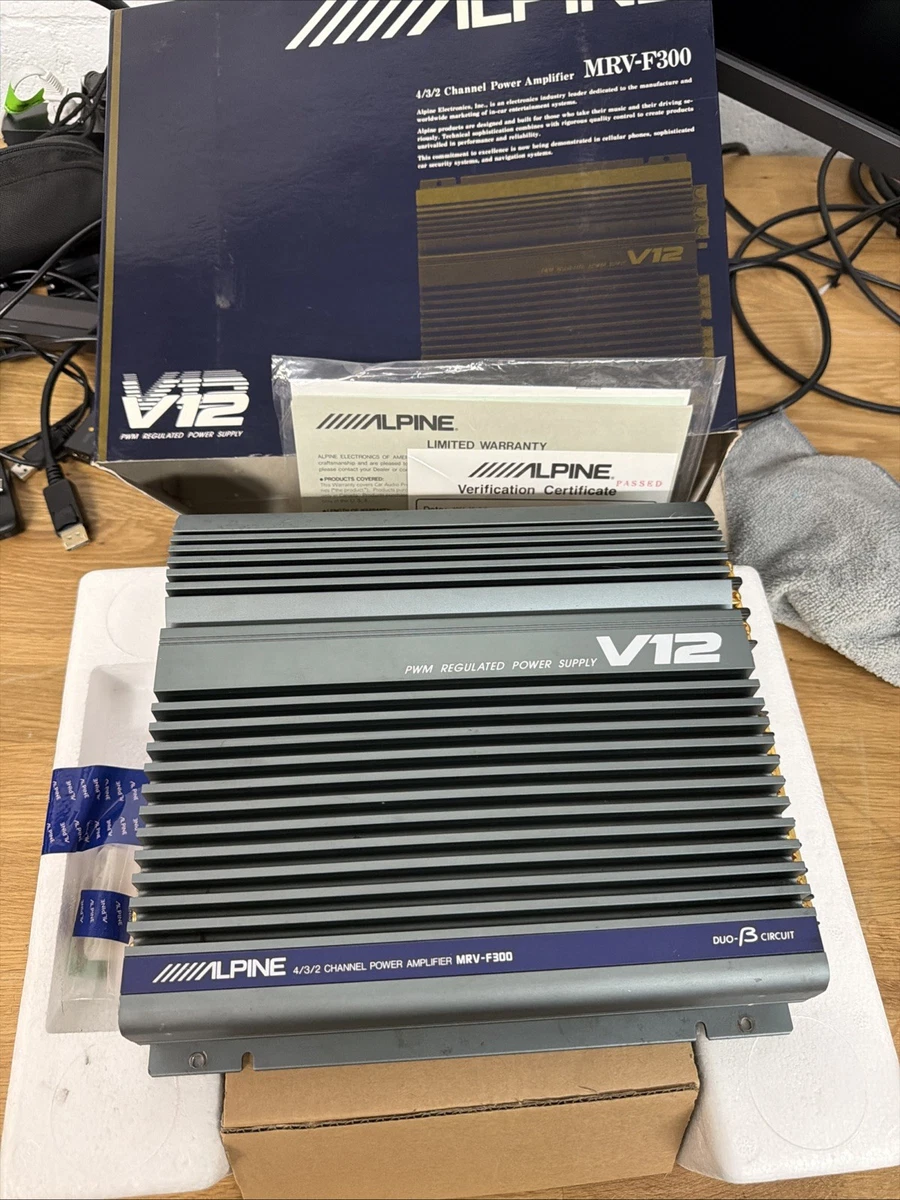 Amplificateur Alpine 3527V Vintage - 300 Watts - 4/3/2 Canaux - Occasion