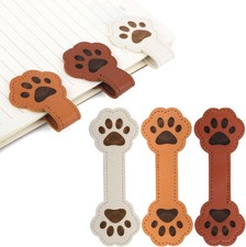 3pcs Dog Paw Magnetic Bookmarks, Cute Paw Sha...