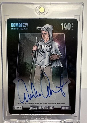 BOMBEEZY Emilio Estevez Debut Bo Jackson Battle Arena UPDATE Auto #SKA-14