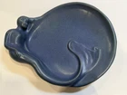 Van Briggle Pottery Ming Blue  Mermaid Tray Vintage MCM Art Pottery Colo Springs