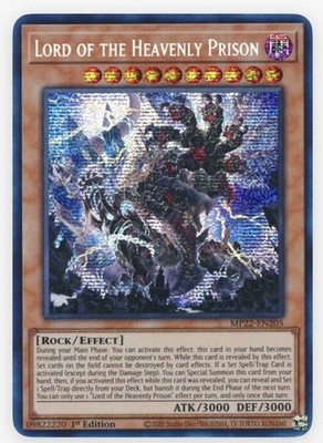 Yu-Gi-Oh! Lord of the Heavenly Prison #MP22-EN205, Prismatic Secret Rare NM/M