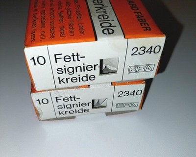 20 Stück Fettsignierkreide '' EFA EBERHARD FABER '' weiß 2340
