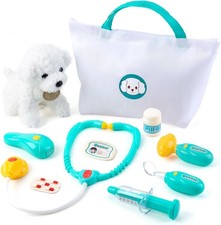 Doctor Kit for Toddlers, Kids Veterinarian Playset Doctor Set