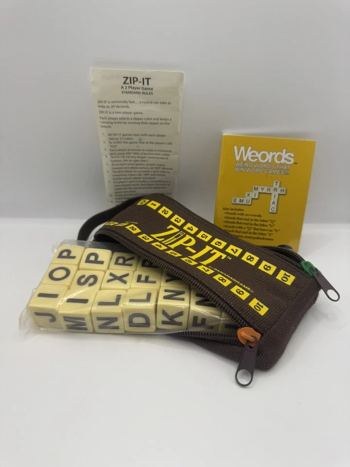 Zip-It Bananagrams Small Space Word Race Letter Cube Game new and sealed B7 - Image 2 of 2
