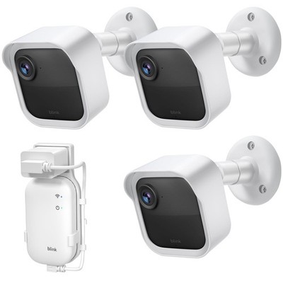 Blink Outdoor Camera Wall Mount Compatible with 2K+ & 4th Gen,3 Pack Weatherp...