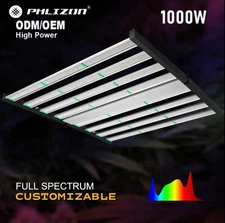 Spider 1000W 640W LED Grow Light Full Spectrum for Indoor Hydroponics Plants Veg