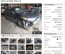 Used Wheel Fits 2012 Acura Tsx 17x7-12 Alloy 5 Spoke Enkei Manufacturer Dark G
