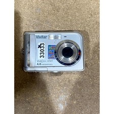 Vivitar Vivicam 4345 Digital Camera Silver 1.5" LCD 3x Optical Zoom - For Parts