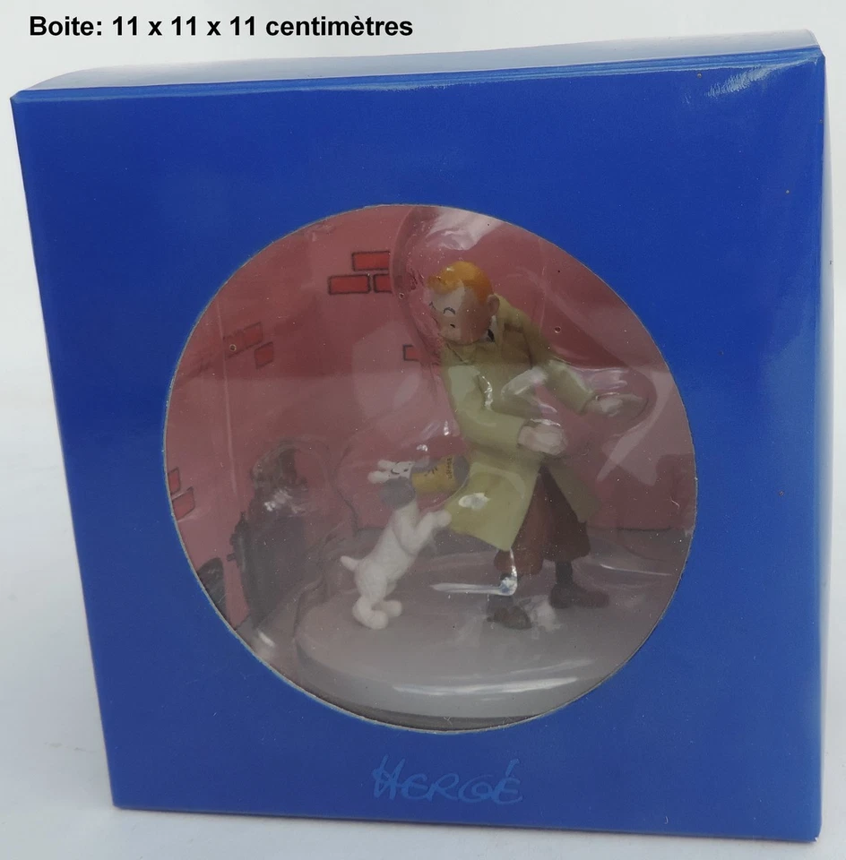 ✅ Figurine de Tintin Milou Diorama Boîte de crabe PIXI MOULINSART au pince d'or - Photo 2/4