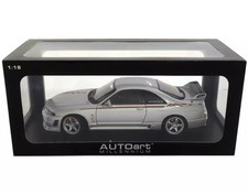 1/18 NissanSkyline GT-R R33 NISMO R-Tune(Silver/NISMO Stripe) [77326]