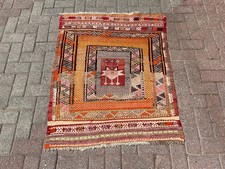 Tapis turc kilim fait main 3 x 4 - petits tapis faits à la main pour le salon