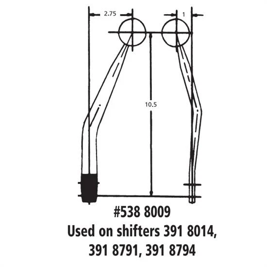 Palanca de cambios Hurst 3918014 Comp Plus (68-72) Foto 3 de 4