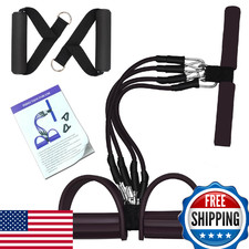 Foot Pedal Resistance Band with Handles Multifunctional Pedal Puller Resistance