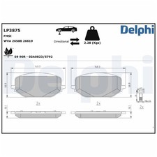 Satz Bremsbeläge Bremsklötze vorne für Peugeot 3008 MR 2 MC 3 KA 308 FB | 239