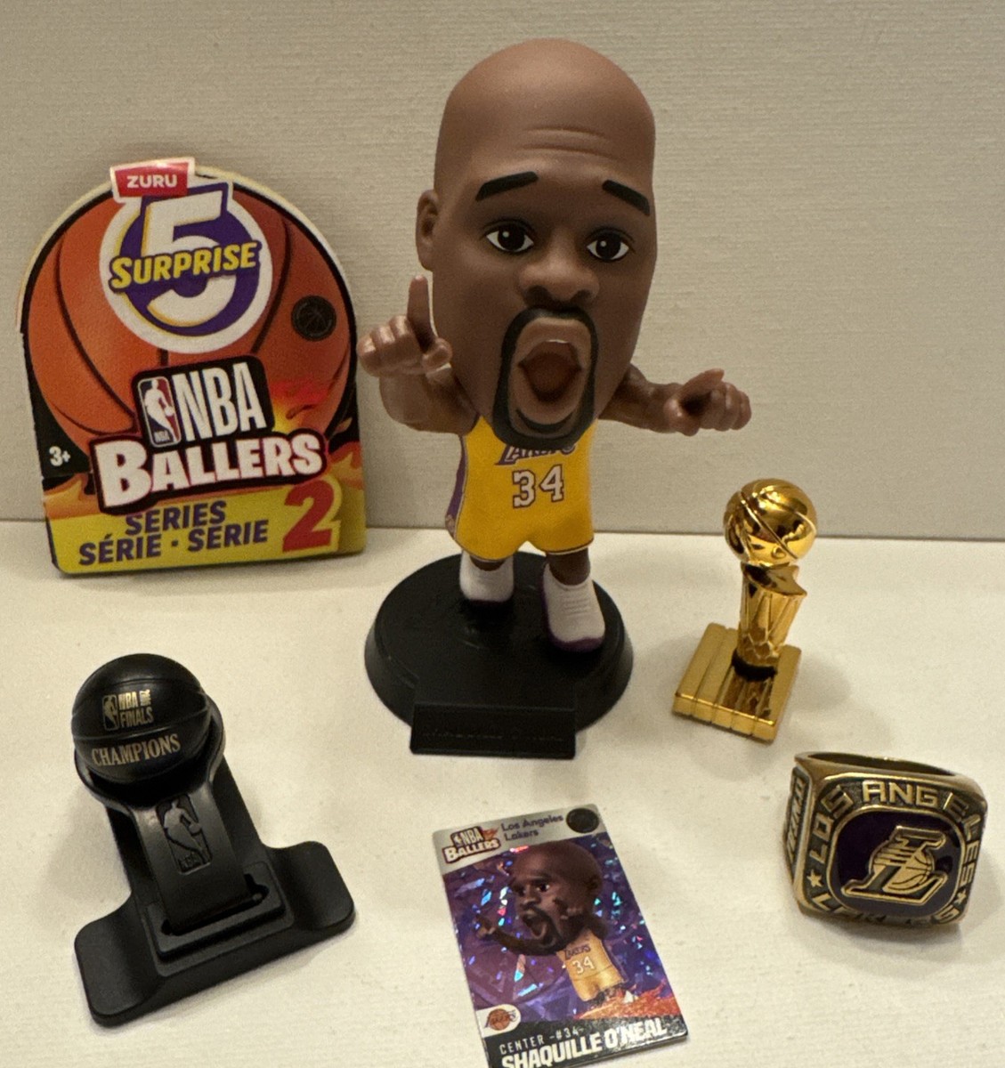 🏀 New! Zuru NBA Ballers/Series 2 *SUPER RARE~LA Lakers SHAQ