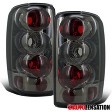 Fit 2000-2006 Chevy Tahoe Suburban 1500 Gmc Yukon Smoke Tail Lights Brake Lamps