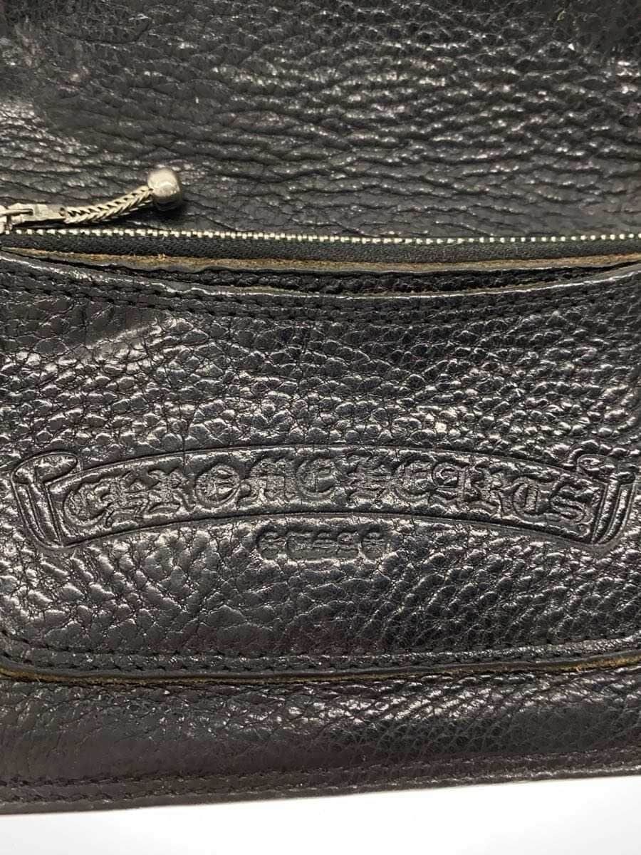 Chrome Hearts Wallet Other 1 Zip Cross Ball Purse Leather Blk Mens Used thumbnail 3