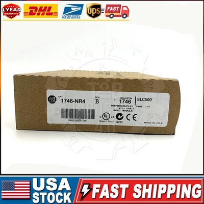 1746-NR4/B AB SLC 500 RTD Resistance PLC Module 1746NR4 New Factory Sealed