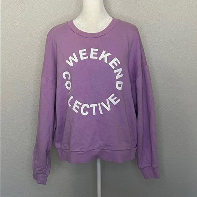 Asos Weekend Collective Sweatshirt Purple Size 10