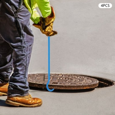 Cover Hook Tool Versatile Lifting Manhole Hooks Tool Hook 200kg/440.92 lbs