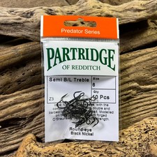 Partridge Predator Z3 Semi-Barbless Treble for making Pike and Zander Rigs