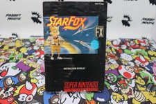 Star Fox Instruction Manual Booklet Super Nin...