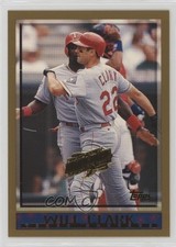 1998 Topps Inaugural Tampa Bay Devil Rays Will Clark #316 0z92