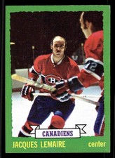 1973-74 Topps Jacques Lemaire (HOF) #56 - Montreal Canadiens