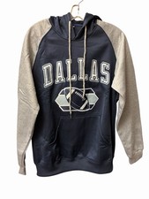 Boys Football Hoodie Dallas Cowboys Youth Medium 10-12 Dark Blue Gray NWOT