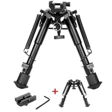 Taktisches 6-9 Zoll verstellbares Gewehr-Zweibein BeinEntriegelungstaste