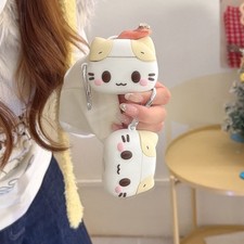 For AirPods 3 4 Pro 2 Silicone Marshmallow Cat Case Shockproof Earphone Cover
