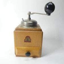 Armin Trosser Coffee Grinder Mill Wooden Vintage West Germany Hand Crank