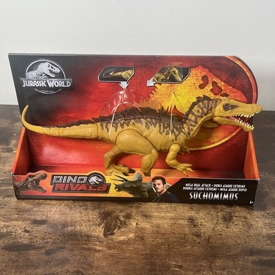 2018 Mattel Jurassic World Dino Rivals Mega Dual Attack Suchomimus