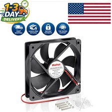 Versatile 120mm 12V Cooling Fan   Easy Install, Perfect for PCs and Consoles