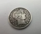 1898-P Silver Barber HALF DOLLAR 50C -E26