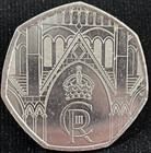 KING CHARLES III CORONATION 50P COIN 2023 *LOW MINTAGE* EXCELLENT fifty pence