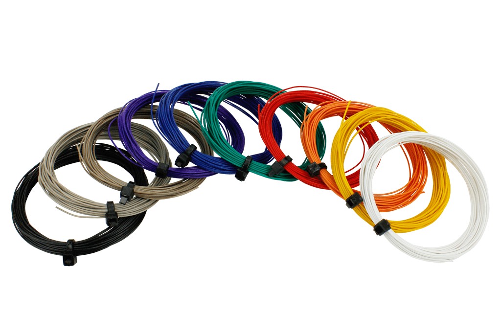 Layout Concepts DCW-32SET Eleven Colours Of Decoder Wire 6 Metres Of Each