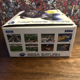 Sega Saturn Console - Complete CIB In Plastic - Tested - Authentic - Clean!