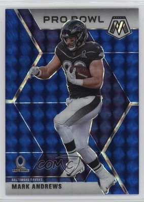 2020 Panini Mosaic Pro Bowl Blue Mosaic Prizm 67/99 Mark Andrews #256 1o2