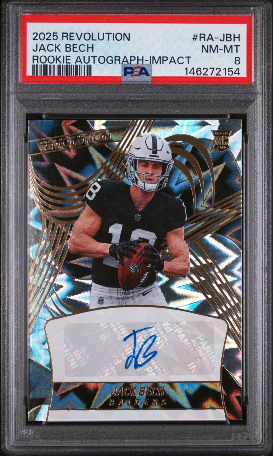 Jack Bech Panini Revolution Rookie Autographs #RAJBH Impact