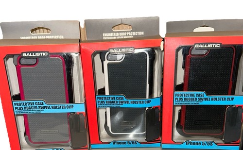 Ballistic Protective I-Phone 5/5S Case Rugged Swivel Holster Clip SG MAXX (NEW) - Zdjęcie 2 z 5