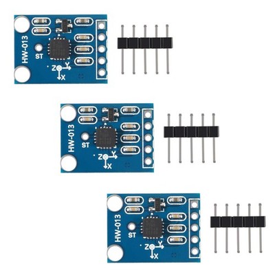 AITRIP 3PCS ADXL335 3-Axis Accelerometer Angular Transducer Sensor GY-61 Modu...