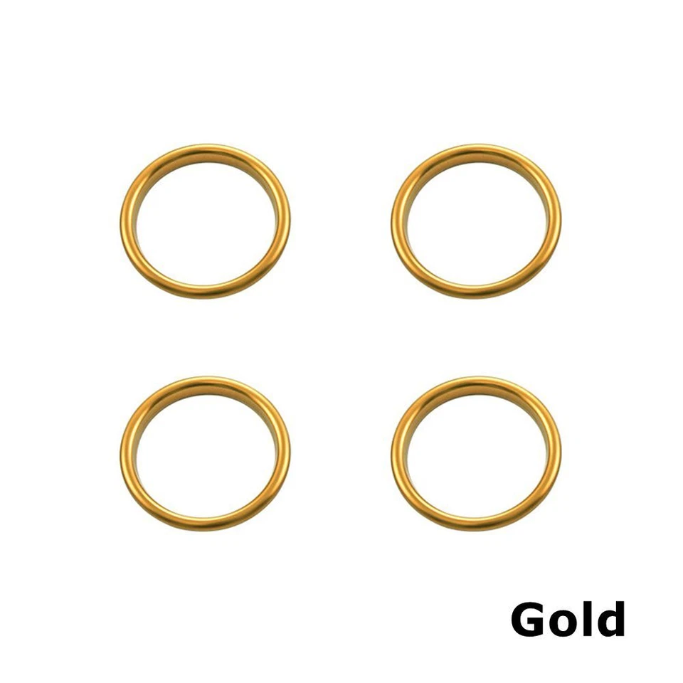 4Pcs Aircon Outlet Air Vent Alloy Ring Trims fit for Audi A3 S3 RS3 8V 2013-2020 - image 3 of 4